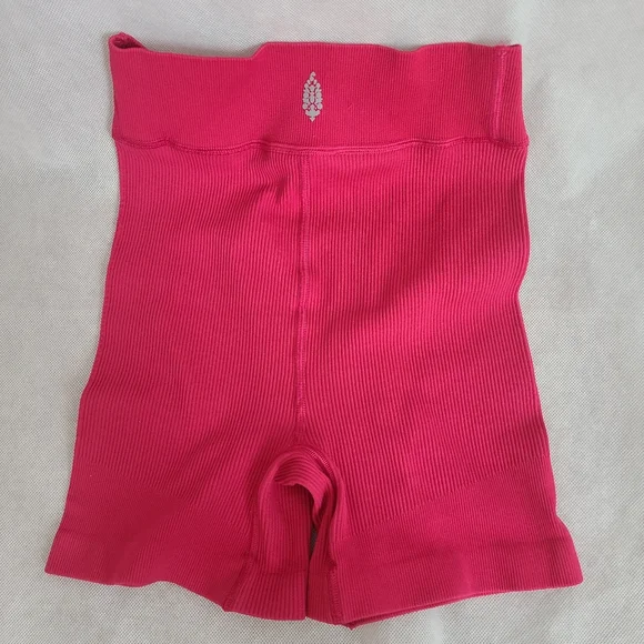 Free People Movement Women's Free Throw Shorts in Passion Fruit Sz S